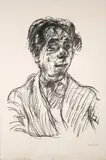 Max Reinhardt (Head) (Arntz 112; Wingler & Welz 135) Lithograph, 1919 by Oskar Kokoschka, Lithograph, sold Mar 2023