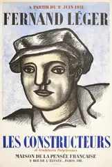 Les Constructeurs et sculptures polychromes by Fernand Léger, print (other), offered Mar 2023