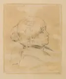 Berthe Morisot Etching, on laid paper, with full margins, sheet 328 x 256mm (12 7/8 x 10 1/8in) by Pierre-Auguste Renoir, Etching, on laid paper, with full margins, sheet, sold Mar 2023