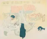 Le Marchand des Quatre-Saisons by Pierre Bonnard, Lithograph printed in colours, offered Mar 2023