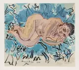 Nu Couché by Raoul Dufy, Lithograph printed in colours, offered Mar 2023