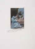 Plate 13 by Salvador Dalí, Drypoint on heliogravure with pochoir, offered Mar 2023