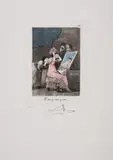 Plate 55 by Salvador Dalí, Drypoint on heliogravure with pochoir, sold Mar 2023