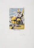 Plate 80 by Salvador Dalí, Drypoint on heliogravure with pochoir, offered Mar 2023