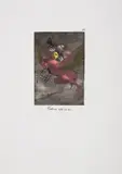 Plate 64 by Salvador Dalí, Drypoint on heliogravure with pochoir, sold Mar 2023