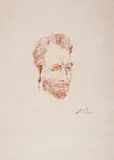 Van Gogh by Salvador Dalí, Etching, sold Mar 2023