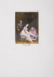 Plate 31 by Salvador Dalí, Drypoint on heliogravure with pochoir, sold Mar 2023