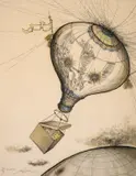 It's an Ill Wind by Ronald Searle, Lithograph printed in colours, offered Mar 2023