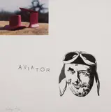 Aviator (Ramkalawon 160) Lithograph with collage, 1971 by Ronald B. Kitaj, Lithograph with collage, sold Mar 2023