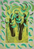 Tasso's Trees IX by Michael Heindorff, pencil, offered Mar 2023