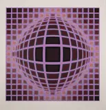 Louisiana I by Victor Vasarely, Screenprint in colours, offered Mar 2023