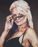 Paris Hilton Offset lithograph printed in colours, 2008 by Jonathan Yeo, Offset lithograph printed in colours, offered Mar 2023