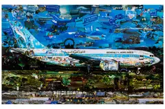 Jetliner by Vik Muniz, print, sold Mar 2023