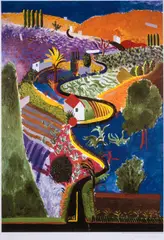 After by David Hockney, Giclée in colours, circa, sold Mar 2023