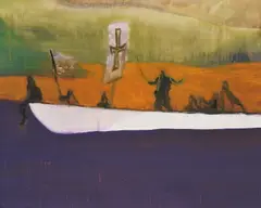 Untitled by Peter Doig, Etching with aquatint printed in colours, sold Mar 2023