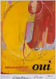 Oui (from The French Letter Paintings) Offset lithograph printed in colours, 2021 by Harland Miller, Offset lithograph printed in colours, sold Mar 2023