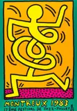 Montreux 1983 Green by Keith Haring, Screenprint in colours, sold Mar 2023