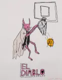 El Diablo by Neck Face, Screenprint in colours, sold Mar 2023