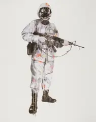 Peacekeeper by Antony Micallef, Lithograph printed in colours, offered Mar 2023