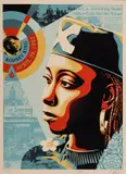 Eyes of the King Verdict by Shepard Fairey, Screenprint in colours, sold Mar 2023