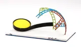Yellow Disc by Phillip King, Marble and hand-painted steel multiple, offered Mar 2023