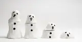Melting Snowman Canisters by Marcel Dzama, sculpture, offered Mar 2023