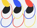 Suspended forms by Terry Frost, Acrylic and collageSigned and dated, sold Mar 2023