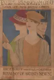 Visitors to an exhibition: design for a poster by Joseph Southall, 1929, oil, sold Mar 2023