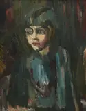 The child dinora by David Bomberg, 1930, oil, sold Mar 2023