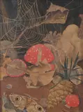 Winter wood by Maxwell Armfield, oil, sold Mar 2023