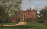 Chequers by Jonathan Warrender, 1982, Oil on canvas, sold Mar 2023