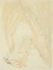 Hawk by Elisabeth Frink, watercolor, sold Mar 2023