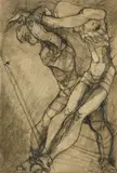 Bound by Elisabeth Frink, pencil, sold Mar 2023