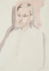 Portrait of a young boy by Phyllis Bray, Watercolour and pencil, sold Mar 2023