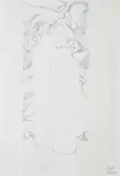 Still life of two vases, a study by Eliot Hodgkin, Pencil, sold Mar 2023