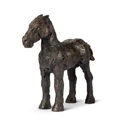 Standing horse [fcr402] by Elisabeth Frink, Bronze, sold Mar 2023