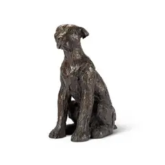 Dog (childhood sculpture)[fcr401] by Elisabeth Frink, 1993, bronze, sold Mar 2023