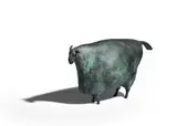 Sheep by Olivia Musgrave, Bronze, sold Mar 2023