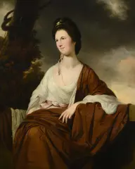 Portrait of a lady by Tilly Kettle, Oil on canvas, sold Mar 2023