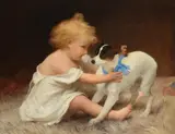 Companions by John Morgan, oil, offered Mar 2023