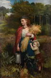 Crossing the heath by Eden Upton Eddis, oil, sold Mar 2023