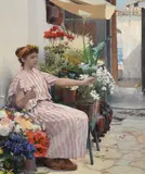 A peace offering by Alfred Sacheverell Coke, oil, sold Mar 2023