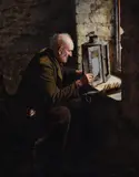 Ancient lights by Charles Spencelayh, oil, sold Mar 2023