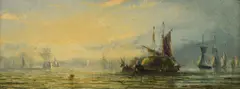 Untitled by Adolphus Knell, oil, sold Mar 2023