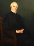 Portrait of the artist's grandfather by Herbert Arnould Olivier, oil, offered Mar 2023