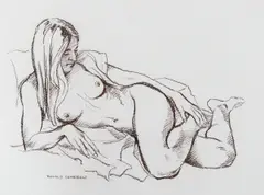 Crayon by Ronald Cameron, sculpture, offered Oct 2023