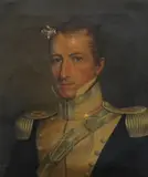 Portrait of Major Bellingham-Smith by Jivan Ram, 1826, oil on canvas, sold Oct 2023