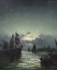 Untitled by Hubert Thornley, oil on canvas, sold Oct 2023