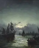 Untitled by Hubert Thornley, oil on canvas, sold Oct 2023