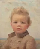Portrait of Antony Bartonoil on canvassigned and dated by Sydney Watts White, 1945, oil on canvas, sold Oct 2023